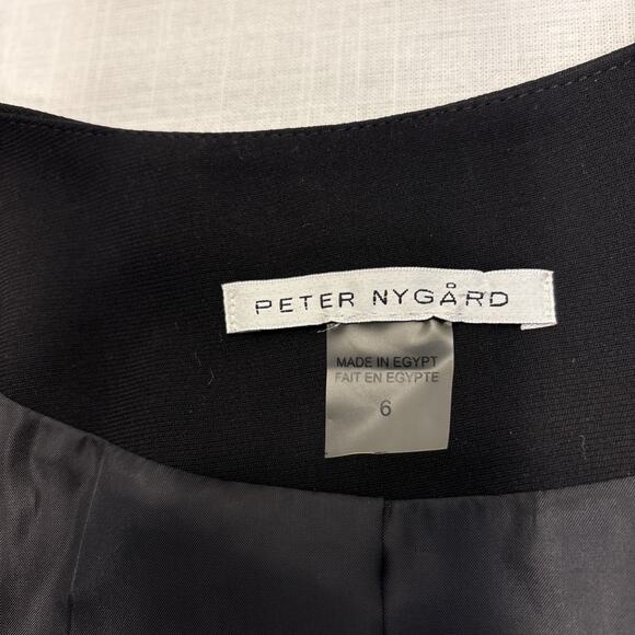 Peter Nygard Boucle Tweed Blazer Jacket Silver Metallic - Sz 6 - Picture 7 of 16